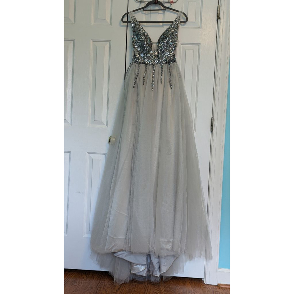 Women's HongfuYu Dress, Gray, Size 2